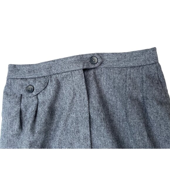 JH Collections Size 8/9 Grey wool/ polyester Skirt Knee Length 26c - Picture 3 of 13
